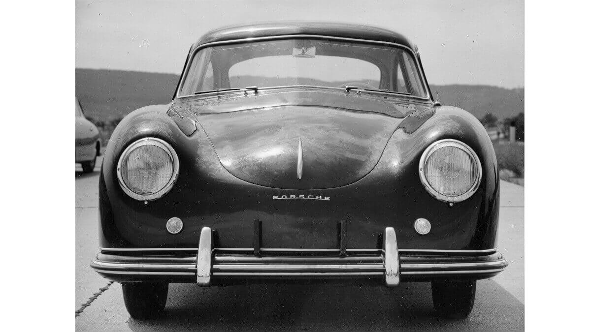 P555864 - NLA70002 - NUR SPIEGEL DER SONNENBLENDE für Porsche 356 pré-a /  1954 / 1100 (369) / Coupe pré a / 4-gang-handschaltgetriebe