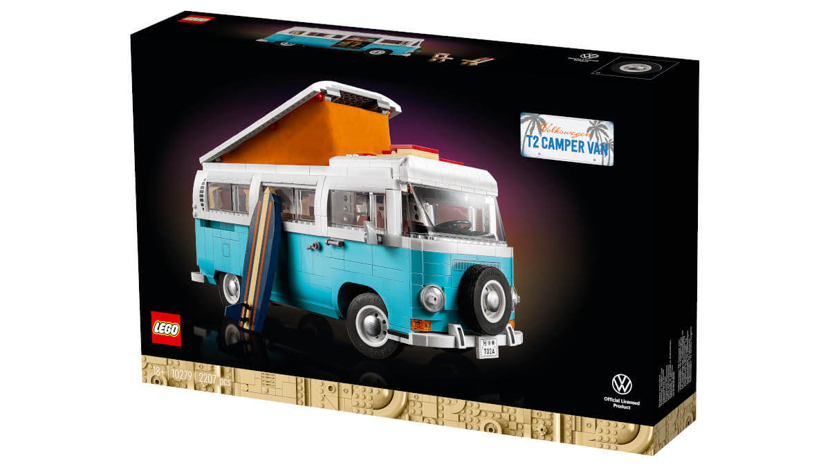 VW Type 2 T2b bus – kit from LEGO® bricks – The Brickworms